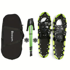 Unisex Double Snowboards & Ski Poles Set for Ski Sports