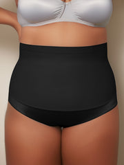Solid Tummy Control High Waisted Shapewear Panty