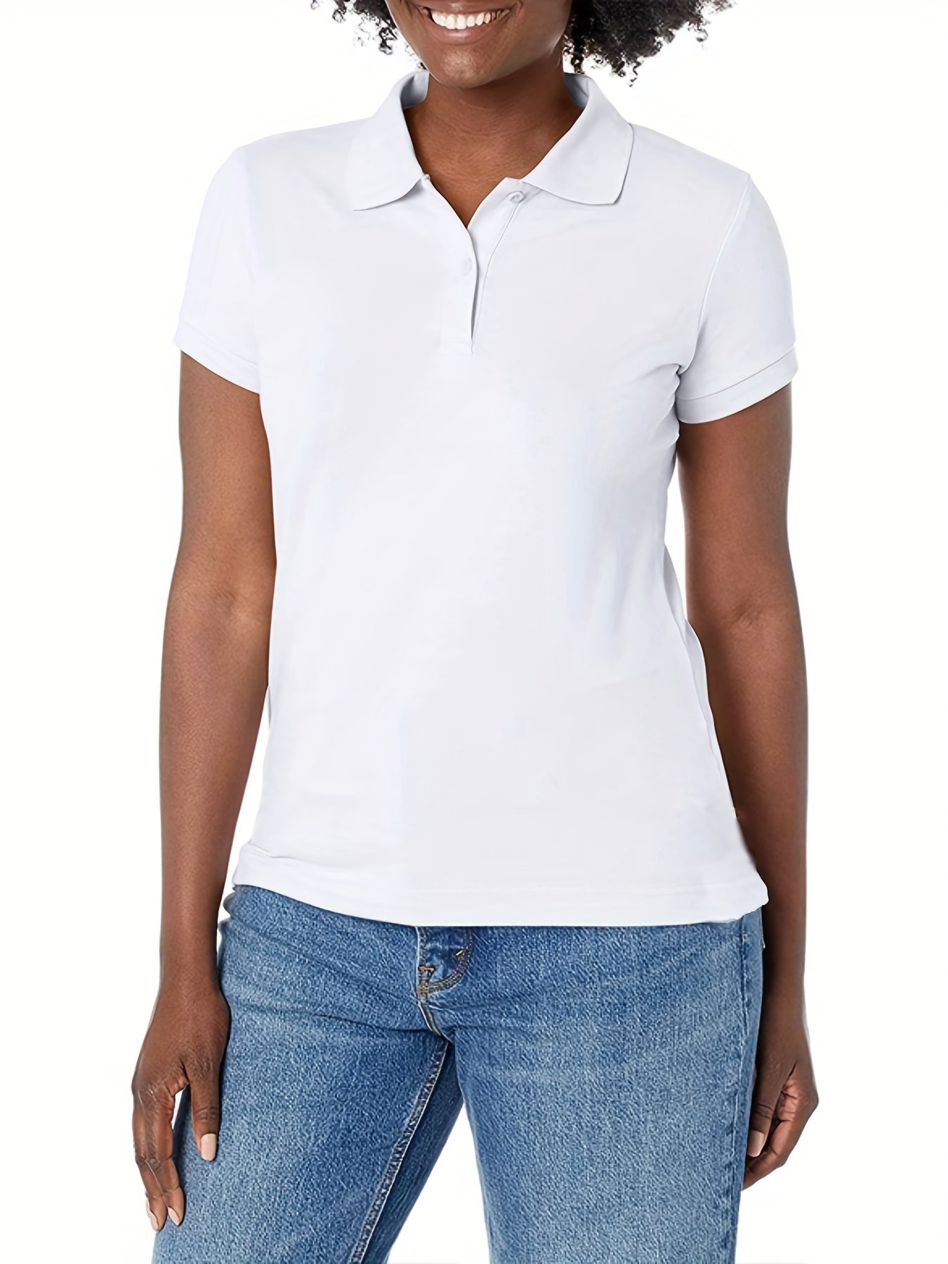 Women's Slapel Golf Sports Outdoor Short Sleeved POLO Shirt