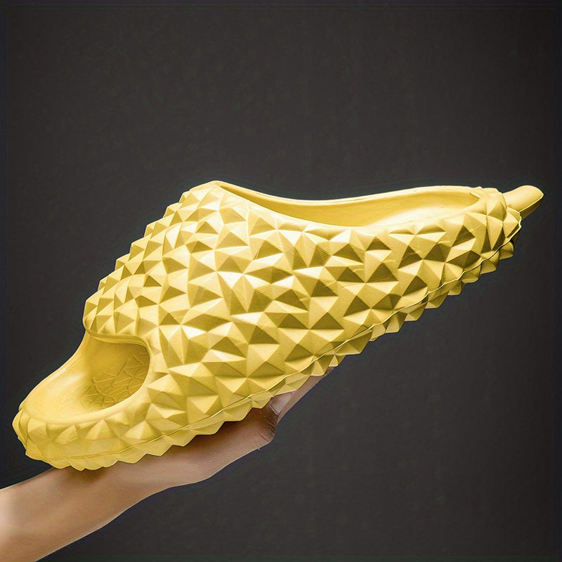 Durian Shape Slippers For Men Lightweight Open Toe Slippers