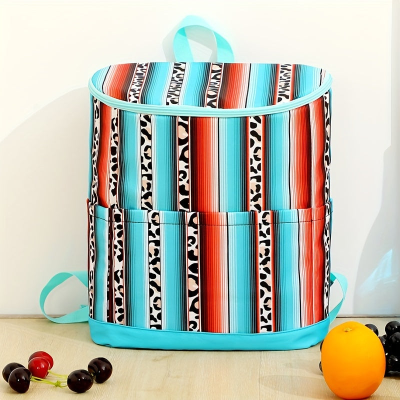 DANCURKEY Insulated Cooler Backpack Leakproof Lightweight Nylon Lunch Bag