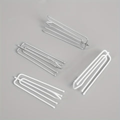 15pcs Metal Pinch Pleat Hooks Curtain Cloth Ring Pleater Tape Hooks