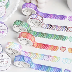Heart Decoration Washi Masking Tape for Scrapbooking Stationary School Supplies