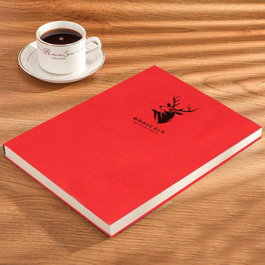 3 Colors A4 Notebook 100 Sheets High Eye Protection Paper Soft Cover