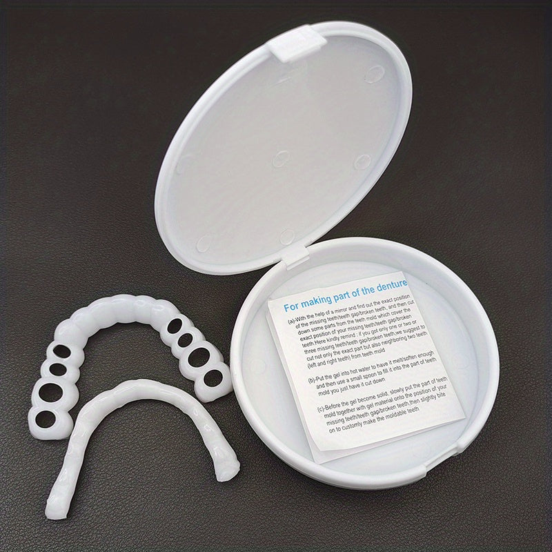 Dental Braces Simulation Orthodontic Veneer Upper Lower Teeth Whitening