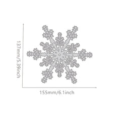 Christmas Snowflakes Metal Die Embossing Stencil Scrapbooking Photo Album Decor