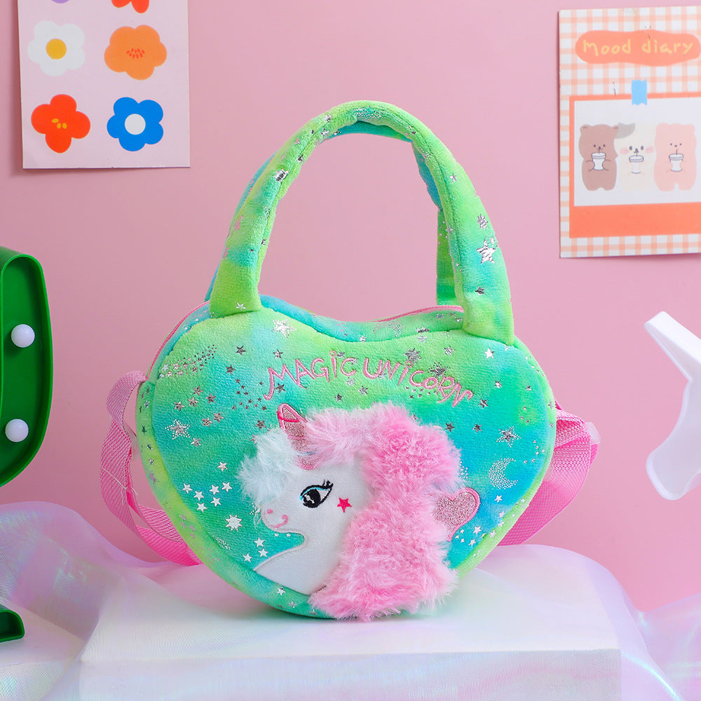 Girls Unicorn Pattern Shoulder Bag