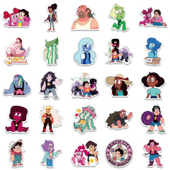 50pcs Anime Waterproof Doodle Stickers Cartoon PVC Notebook DIY Stickers