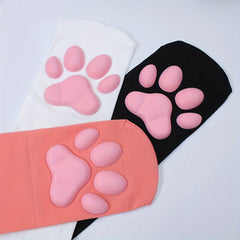 Cat Claw Print Thigh High Socks Halloween Cosplay Over The Knee Stockings