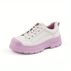 Women's Rose Flower Embossed Platform Sneakers