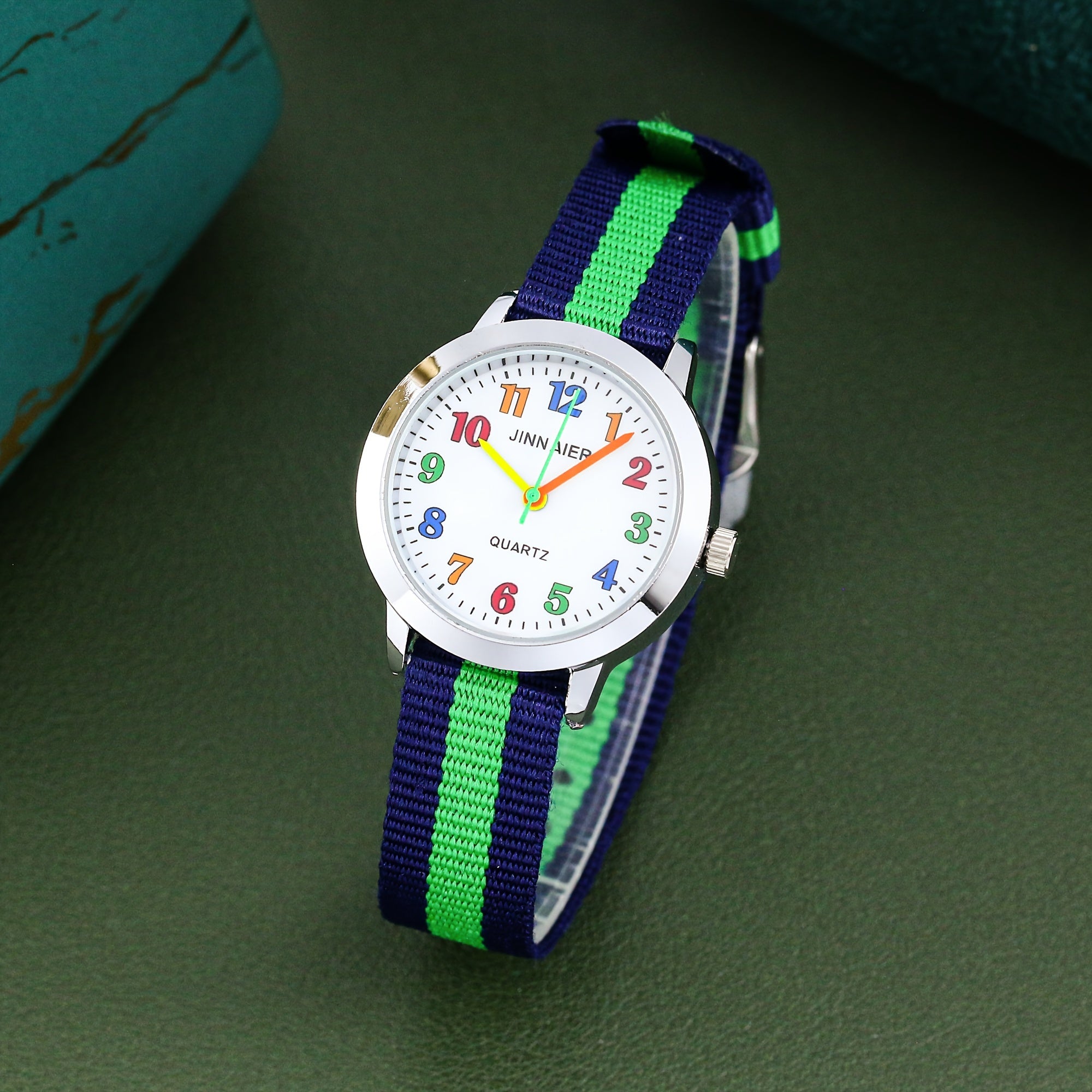 Colorful Digital Canvas Strap Watch for Men and Women Stylish
