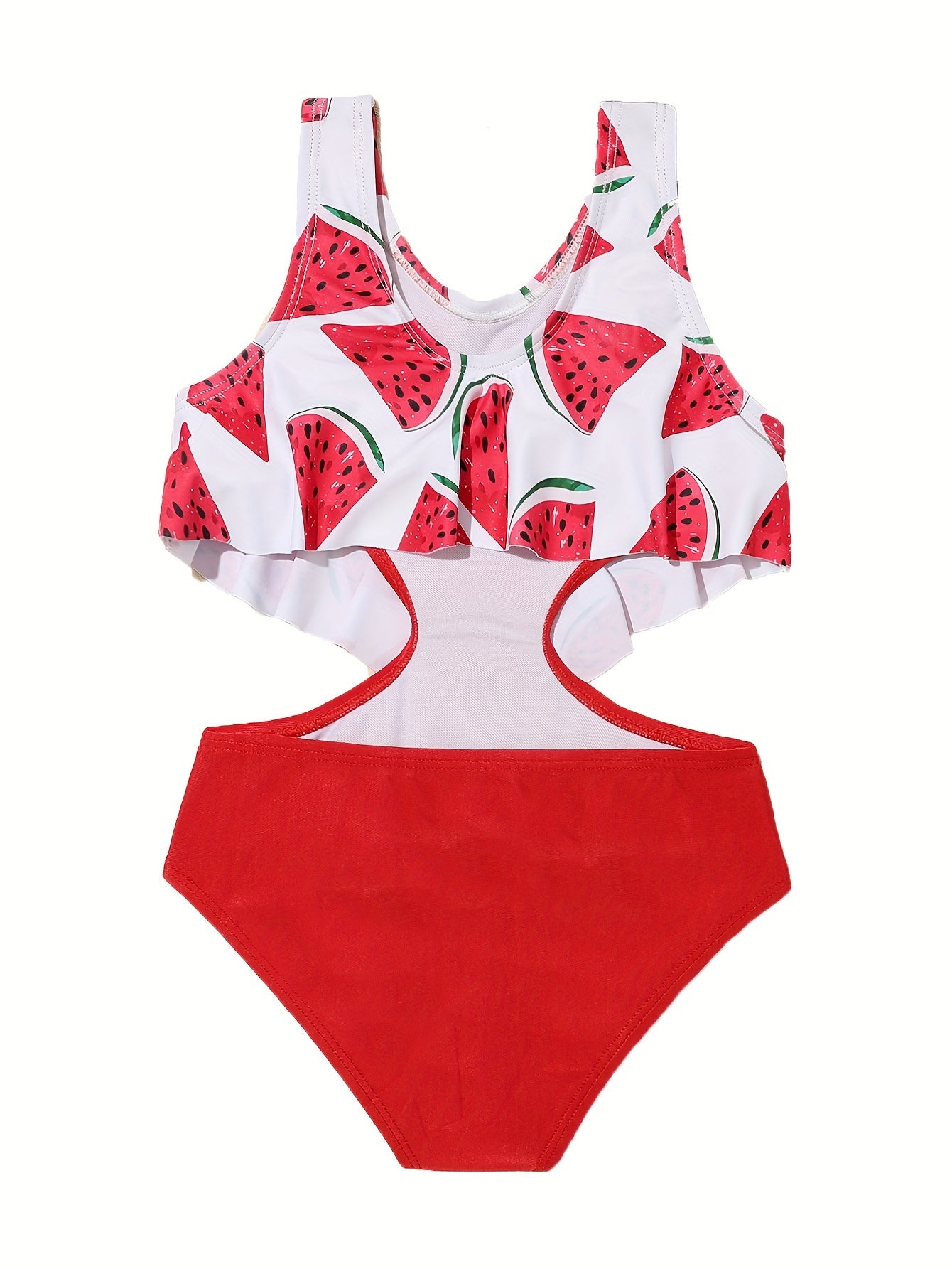 Watermelon Graphic 1pc Swimsuit for Toddler Girls