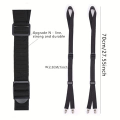 Adjustable Shirt Stays Military Elastic Garter Straps