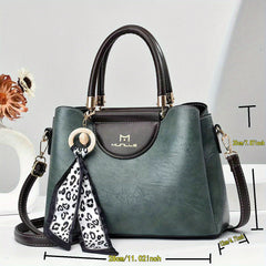 PU Leather Handbag Large Capacity Shoulder Bag