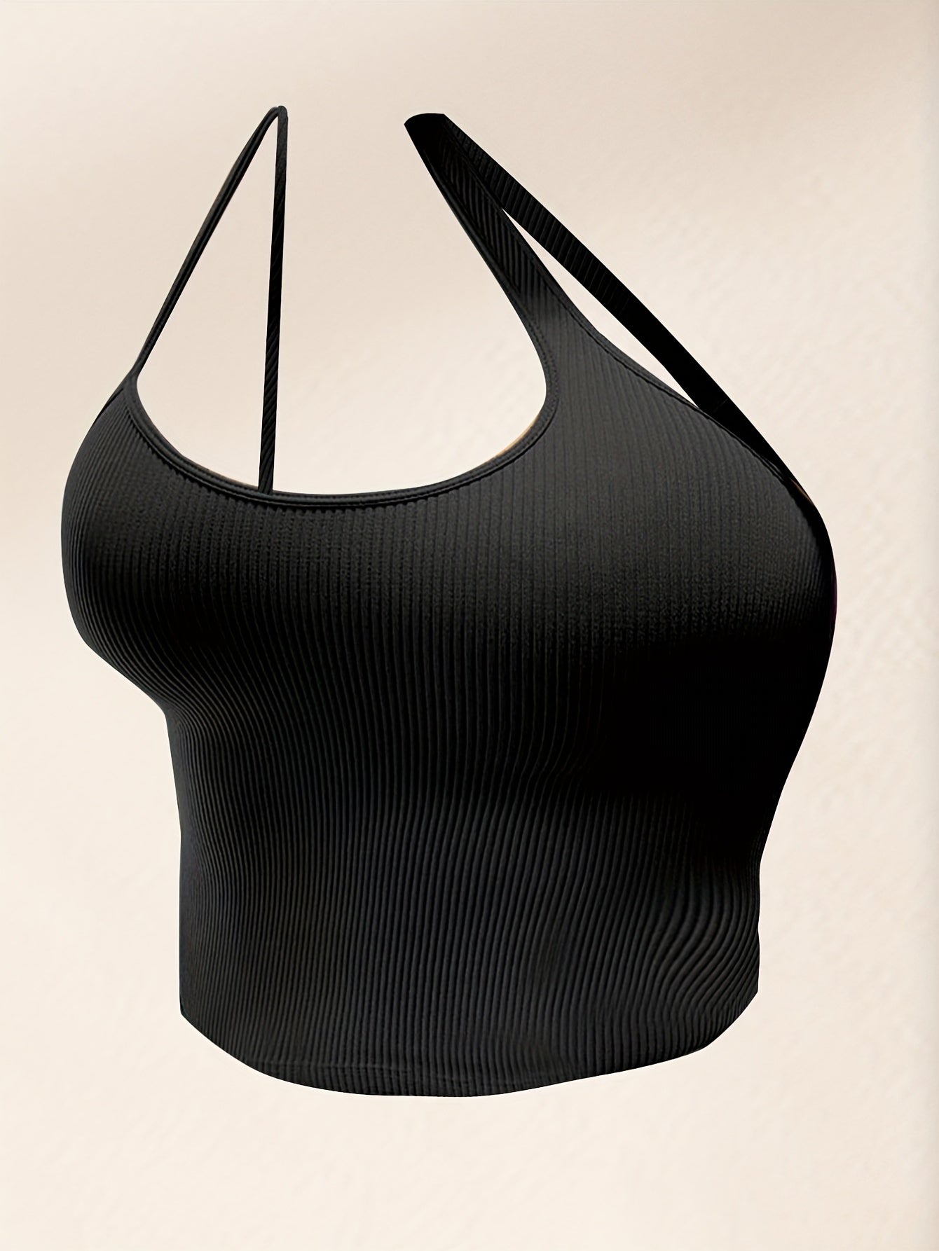 Asymmetrical Slim Top Sexy Solid Spaghetti Summer Sleeveless Top