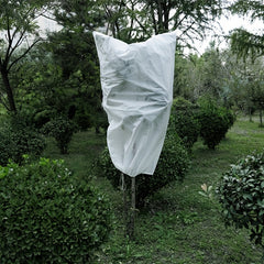 Outdoor Plant Cold Cover with Zipper & Drawstring