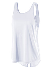 Backless Split Knot Yoga Tank Top for Women
