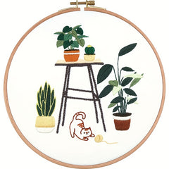 DIY Embroidery Kit Gift for Beginner Framing Tools