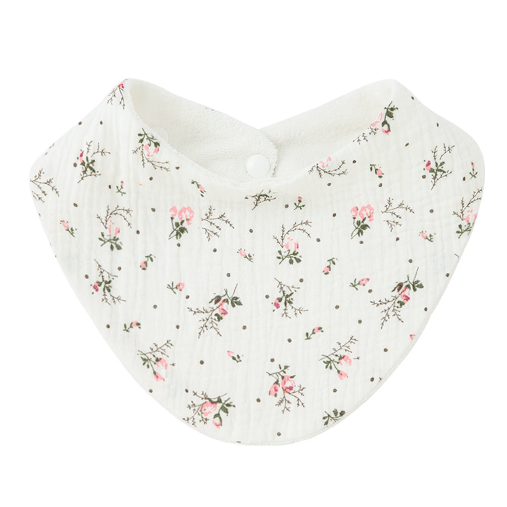 Baby Burp Cloth Towel Double Side Cotton Printed Bib