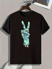 Injured Hand Print Men's Graphic T-shirt