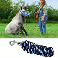Durable Leading Rope With Snap Hook For Horses & Livestock