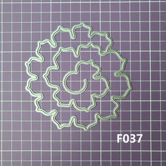 1pc Spiral Flower Metal Cutting Dies for Scrapbooking DIY Cards Craft Decor