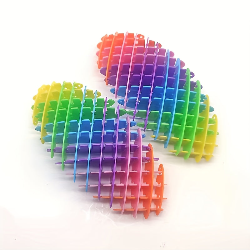 Green Transforming Worm Toy for Kids and Adults