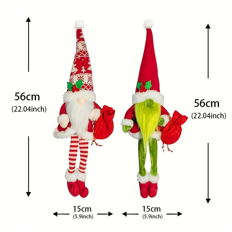 Green Haired Monster Old Man Doll Christmas Decoration
