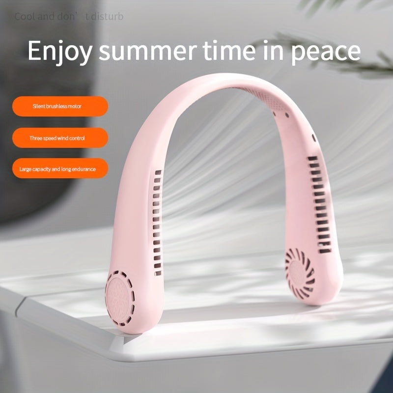 Portable Hanging Fan USB Charging No Blades No Mess