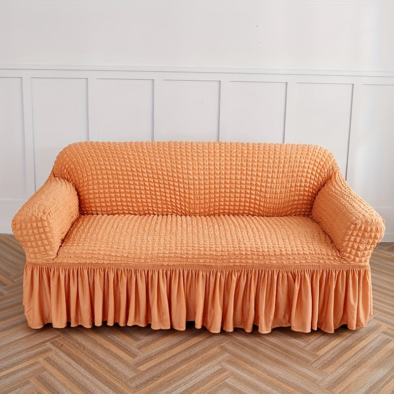 Seersucker Sofa Slipcover Anti cat Scratch Couch Cover