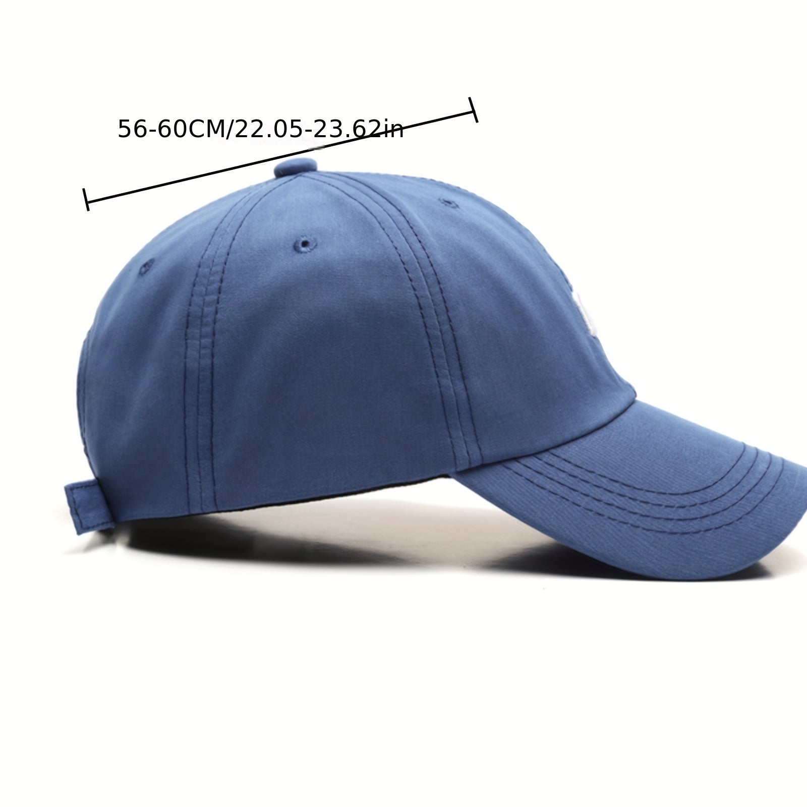 M Letter Embroidery Summer Adjustable Baseball Cap Casual Peaked Cap