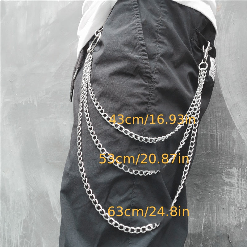 Metal Pant Chain Trousers Waist Link Wallet Key Chain Hip-hop Accessories