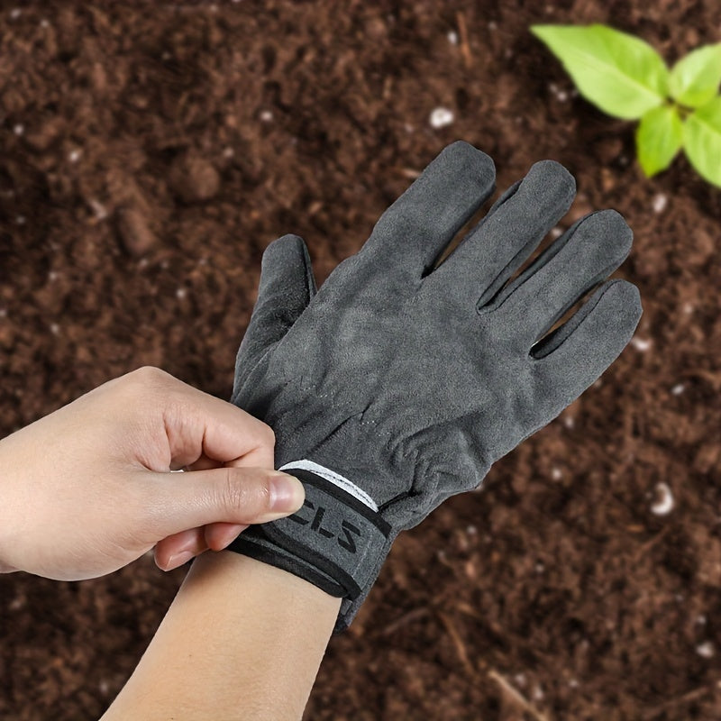 1pair Heat Resistant BBQ Gloves for Outdoor Picnic and Barbecue