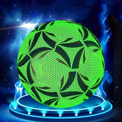 Wear Resistant Glow In The Dark PU Leather Football Standard Size 5