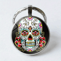 Skull Keychain Necklace Bag Charm Accessory Boys Girls