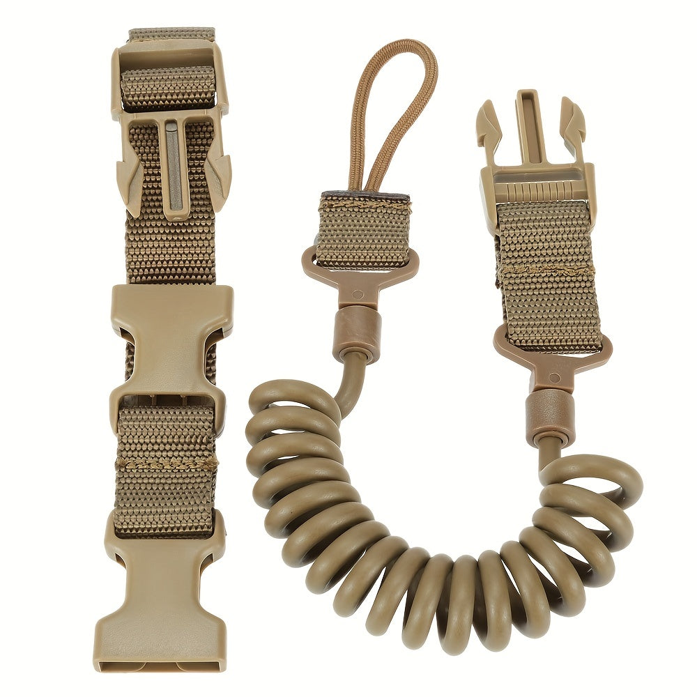 Elastic Quick Release Carabiner Clip Anti Lost Lanyard