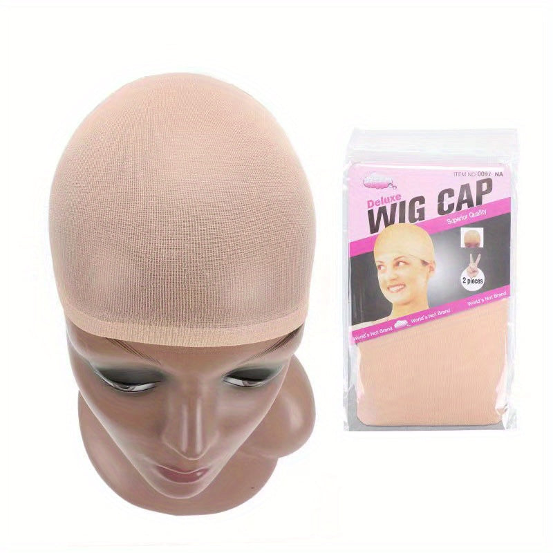 2 Pcs Wig Cap Hair Net Mesh Caps For Making Wigs Size
