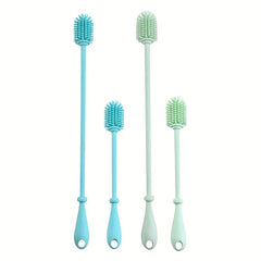 Long Handle Silicone Cleaning Brush for Cups and Bottles