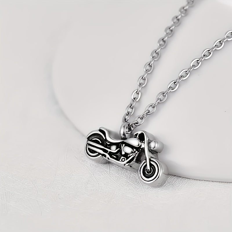 Motorcycle Cremation Jewelry Pendant Locket Memorial Ashes Holder Urn