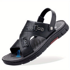 Men's Slip On Slide Strap Sandals - Summer Outdoor Walking Shoes