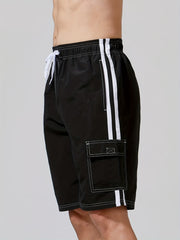 Tropical Swim Trunk Beach Shorts Men's Swimwear - Quick Drying