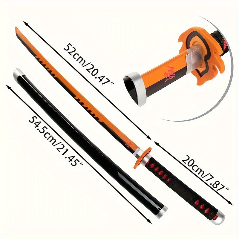 Anime Sword Samurai Katana Sword Halloween Cosplay Roleplay Props Decoration