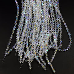 Glass Crystal Bicone Shaped Beads for DIY Bracelet Earring Making