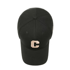 C Letter Embroidery Baseball Cap Vintage Punk Casual Sports Hat