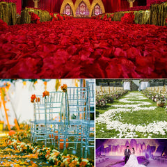 700pcs Wedding Room Decoration Rose Petals Confession Props