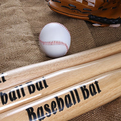 Youth Training Softball Bat, Solid Wood Baseball Bat
