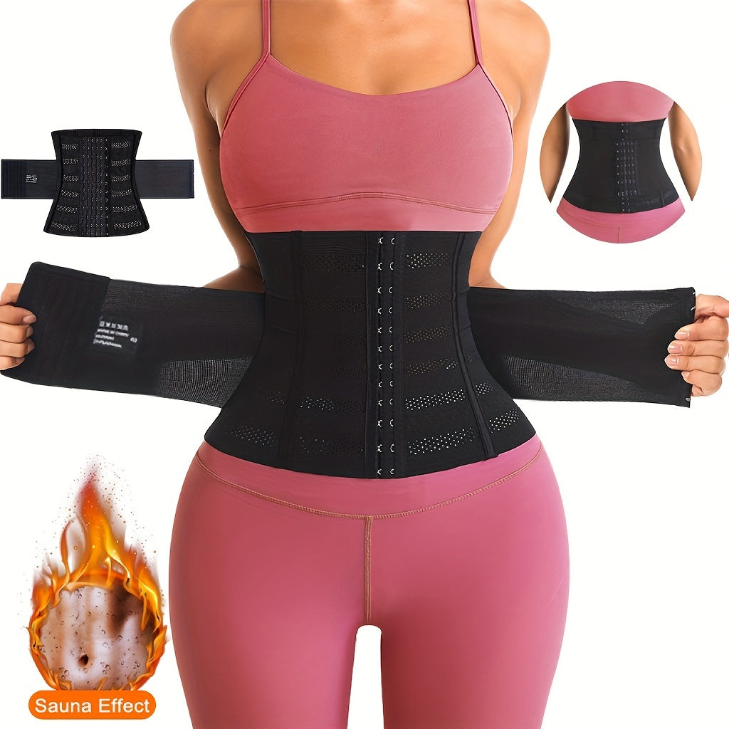 Adjustable Hourglass Waist Trainer Slimming Cincher Metal Boning