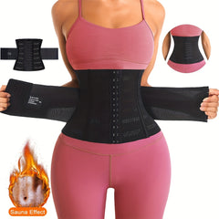 Adjustable Hourglass Waist Trainer Slimming Cincher Metal Boning