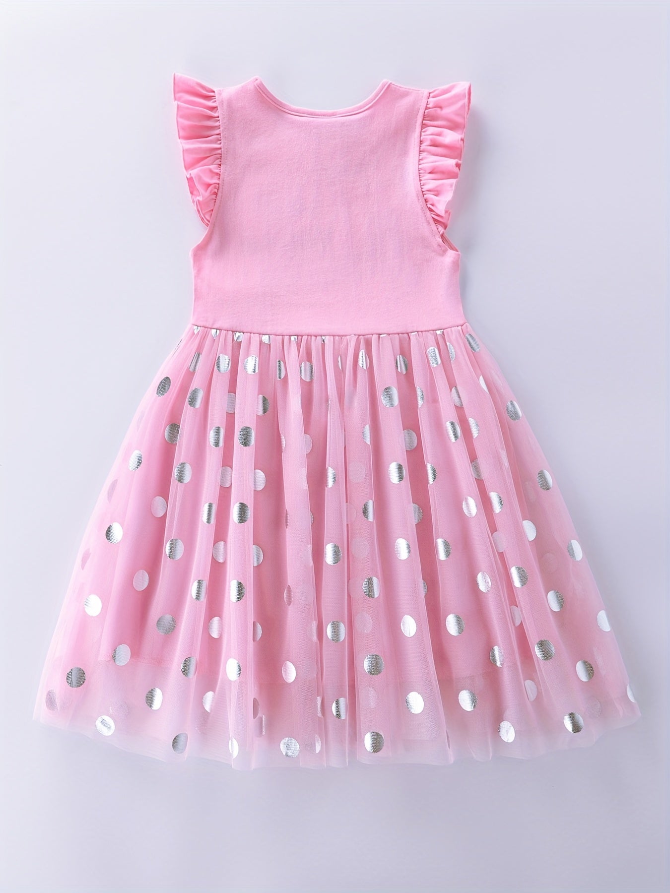 Toddler Girls Mermaid Tail Mesh Dress for Beach Vacation