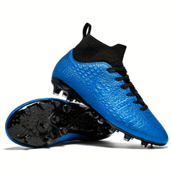 Boys Non Slip AG Football Cleat High Top Professional Soccer Cleats